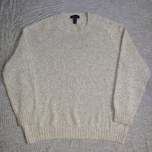 Blumarine Uomo Sweater Mens Gray Knitted Wool Pullover Made in Italy Size XXL